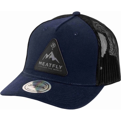 Meatfly Hawkye Trucker Navy Blue Peak