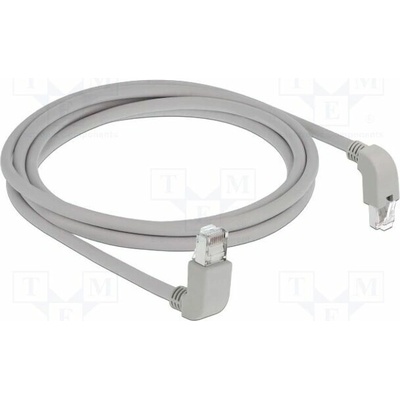 Delock 85854 Patch SF/UTP Kat: 5e Cu 2m šedý