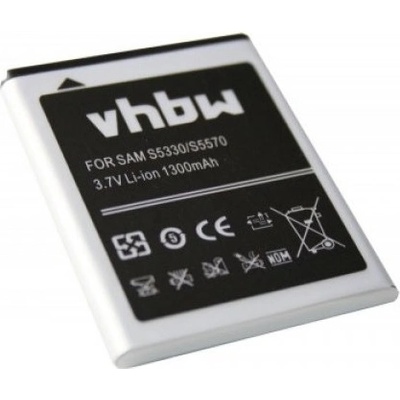 VHBW Baterie pro Samsung Galaxy Mini / GT-S5570, 1300 mAh - neoriginální