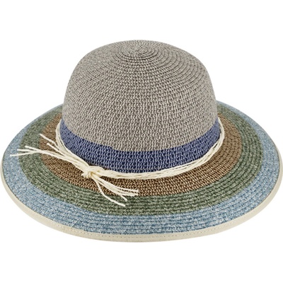 Fiebig Headwear since 1903 Dámský letní klobouk Cloche Grey