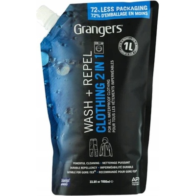 Čisticí a impregnační prostředek Grangers 2in1 Wash + Repel 1000 ml náhradní balení