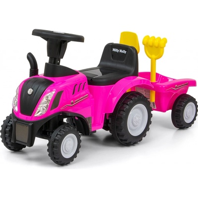 Milly Mally traktor Holland růžové