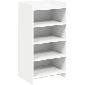 vidaXL Шкаф за обувки Бяло 48 x 36 x 92 см Инженерна дървесина (8011339)