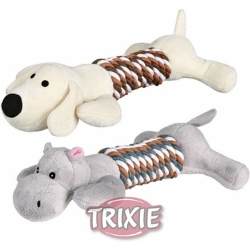 Trixie plyšové aportovací zvířátko pes/hroch 32 cm