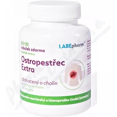Labe Pharm Ostropestřec EXTRA s cholinem 60+30 tabliet