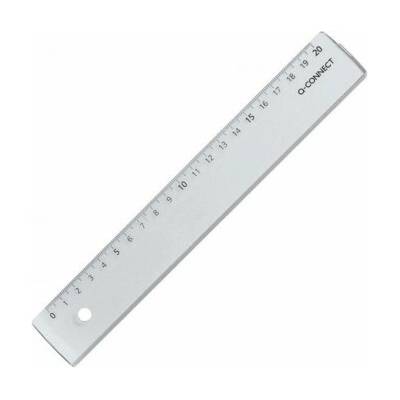 Q - connect pravítko 20cm transparentné KF00586