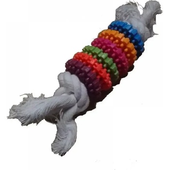 Image 1 of Играчка за куче от въже и гумени рингове (10522)