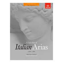 Selection of Italian Arias 1600-1800, Volume I High Voice