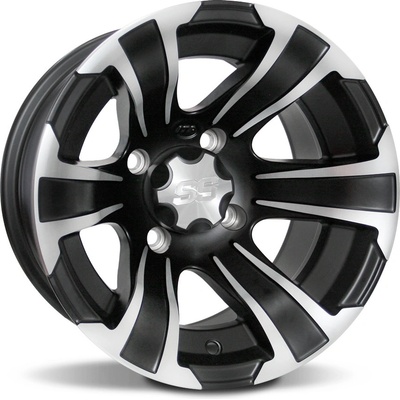 ITP SS312, 12x7 (5+2) Matte Black w/ Machined 4/136 1228439536MASTER