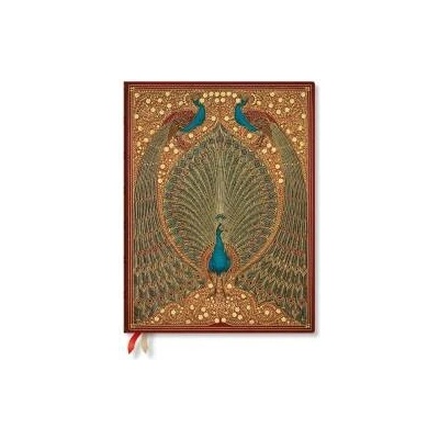 Hafiz's Peacocks Ultra Vertical Hardcover 18-Month Weekly Planner, 208pg, 80gsm by Paperblanks Sangorski & Sutcliffe 2027