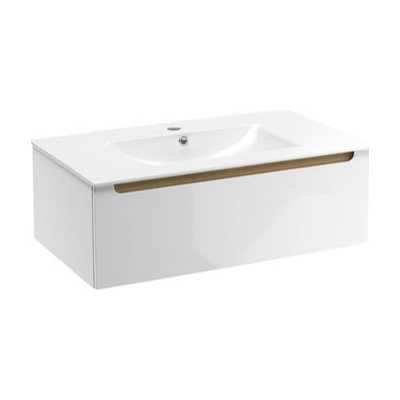 Naturel Stilla 80x30x45 cm biela STILLAD08005U1