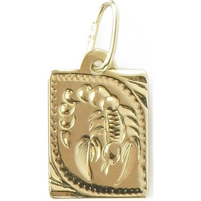 Zlatnictví Zlatíčko Zlatý přívěsek znamení Štír destička malá 000.00133