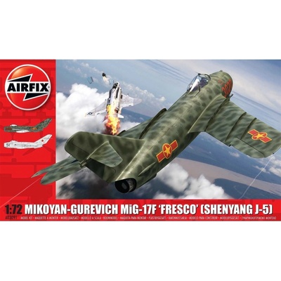 Airfix Classic Kit letadlo A03091 Mikoyan Gurevich MiG 17F Fresco1:72