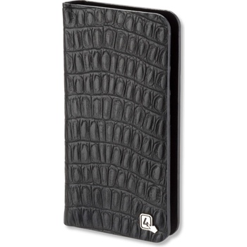 4smarts Ultimag Wallet Westport Cayman Case - универсален кожен калъф с магнитно захващане за смартфони до 5.8 инча (черен)