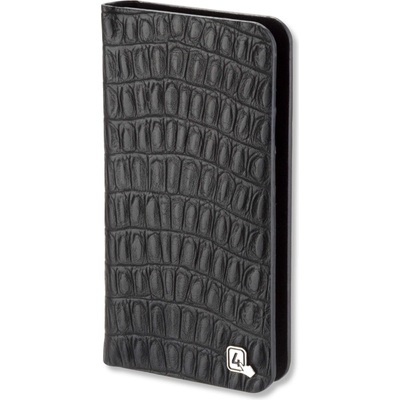 4smarts Ultimag Wallet Westport Cayman Case - универсален кожен калъф с магнитно захващане за смартфони до 5.8 инча (черен)