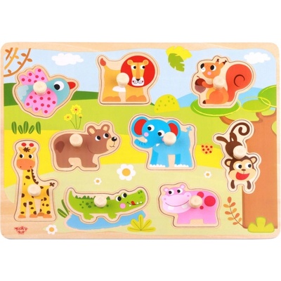 Tooky Toys vkladacie puzzle zvieratá