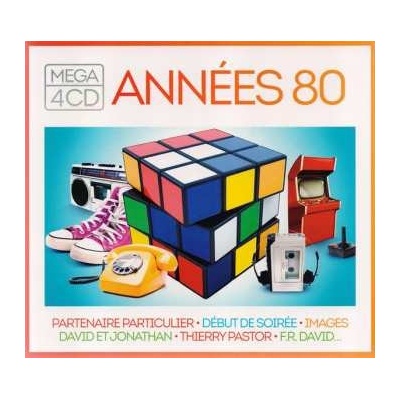 3CD Various - Mega 4 CD Années 80