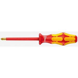 Wera Отвертка PZ/S 2x100, жълто-червена ръкохватка, 165 Kraftform VDE 1000V - W006191 (W006191)