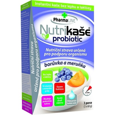 Nutrikaše probiotic Marhuľa a čučoriedka 180 g