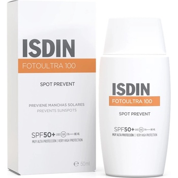 ISDIN FotoUltra Слънцезащитен флуид Spot Prevent, SPF50+, 50 ml