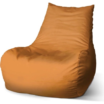 Sablio sedací vak Bean Mandarinková 60 x 70 x 70 cm
