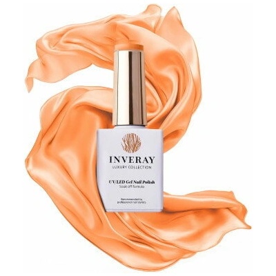 Inveray UV/LED Gél lak N°302 Horizon pastelovo neónový oranžový 10 ml