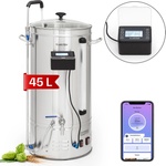 Klarstein Brauheld Smart 45 Бутален бойлер 2500W 45L 100°C Циркулационна помпа от неръждаема стомана (BRD3-BrauheldSmart45) (BRD3-BrauheldSmart45) - electronic-star