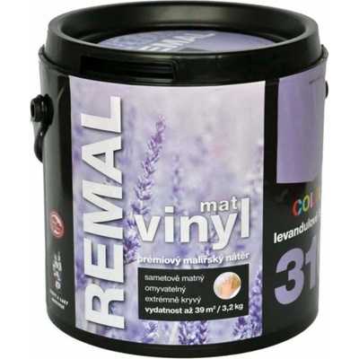 BARVY A LAKY HOSTIVAŘ, REMAL VINYL COLOR MAT - levandulovo fialová - 3,2 Kg