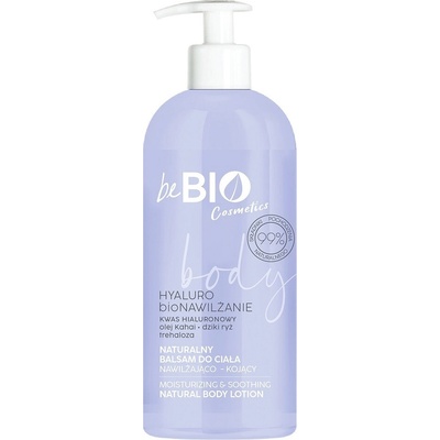 beBIO Hyaluro bioMoisture intenzívne hydratačný telový balzam pre veľmi suchú pokožku 350 ml