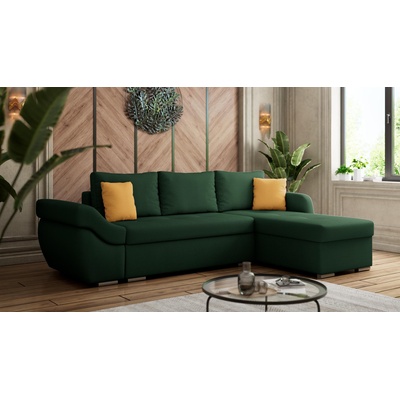 Холна гарнитура Генуа зелен с горчица