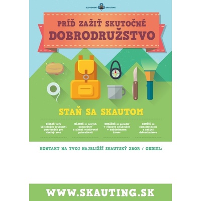 Náborový plagát Dobrodružstvo
