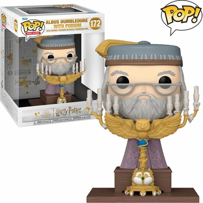 Funko Pop! 172 Harry Potter Albus Dumbledore with podium Deluxe