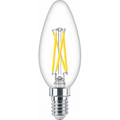 Philips Svíčková LED žárovka MASTER Value DT 1.8-25W E14 B35 CL G