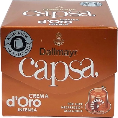 Dallmayr Capsa crema d'Oro Intensa kapsle pro Nespresso 10 ks