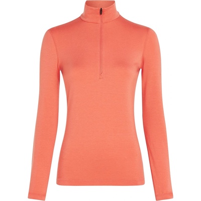 Icebreaker W Mer Core Heavyweight LS Half Z Размер: M / Цвят: оранжев