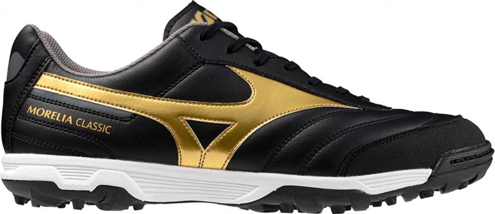 【Mizuno】 Morelia Sala Classic TF Black Gold Dark Shadow Mizuno Morelia Sala Classic TF - Black/Gold/Dark Shadow