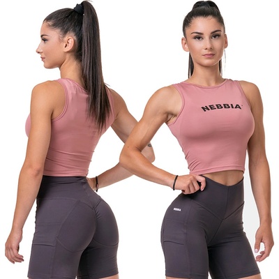 Nebbia Fit & Sporty top old rose