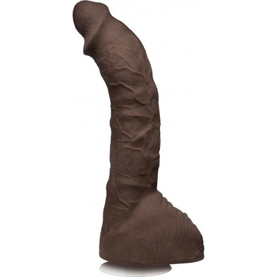 Doc Johnson Signature Cocks Prince Yahshua ULTRASKYN 10.5″ Cock hnedé dildo s Vac-U-Lock prísavkou 26,5 x 4,7–5,3 cm