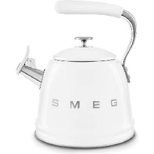 Smeg Чайник със свирка 50's Style бял (WKF01WH.)