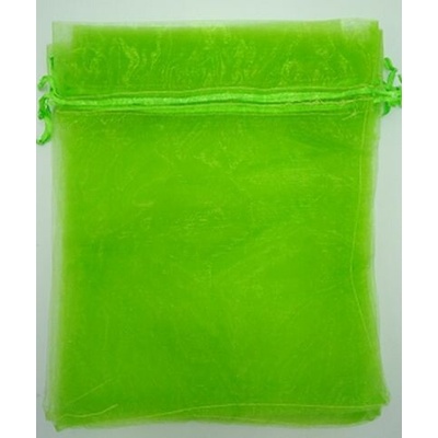 Dárkový sáček organza 9x12cm zelený