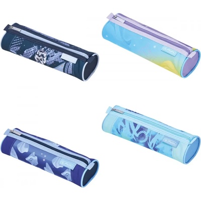 Herlitz Ученически несесер празен, цилиндър, MIX, Tech Mech, Little Monster, Cosmic Explorer, Lucky Horse - Herlitz, асортимент