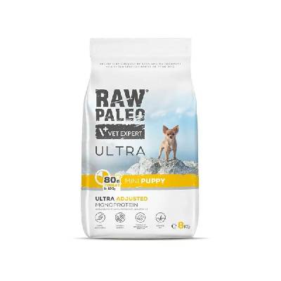 RAW PALEO Ultra Mini Puppy Turkey - суха храна за кученца - 8 кг (5902414210936)