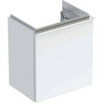 Geberit iCon - Шкаф за мивка 37x42x28 см, 1 врата, панти отдясно, гланцово бяло 502.300. 01.2 (502.300.01.2)