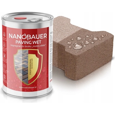 Impregnace na dlažební kostky nanobauer mokrý efekt 5 l