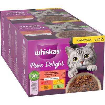 Whiskas Pure Delight klasické ragú v želé 96 x 85 g