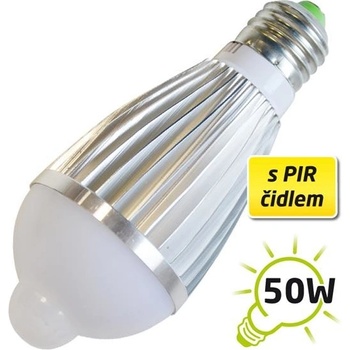 TIPA žiarovka LED E27 7W A60 biela prírodná PIR