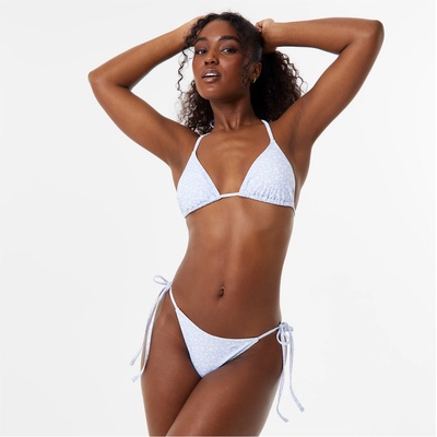 Jack Wills Triangle Bikini Top - Blue Dits