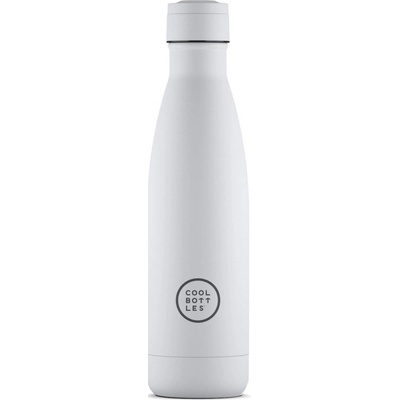 Cool Bottles Nerezová termolahev Mono White třívrstvá 500 ml