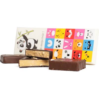 DP chocolate Gianduja bloky Panda 3x30 g