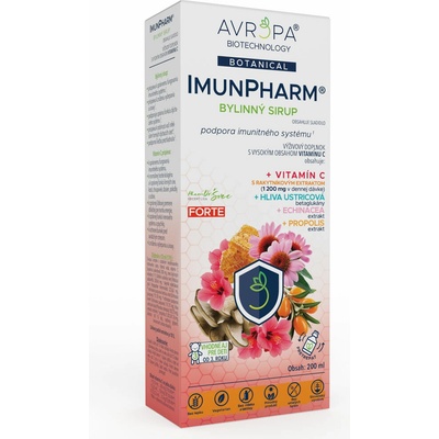 Avropa ImunPharm bylinný sirup 200 ml